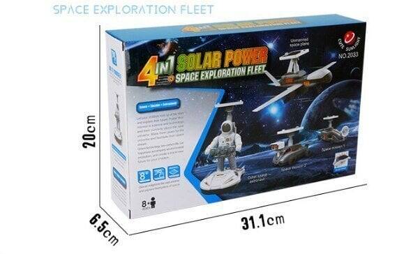 Günəş Enerjili Kosmik Space Robot Təlim Dəsti 4lü - 2