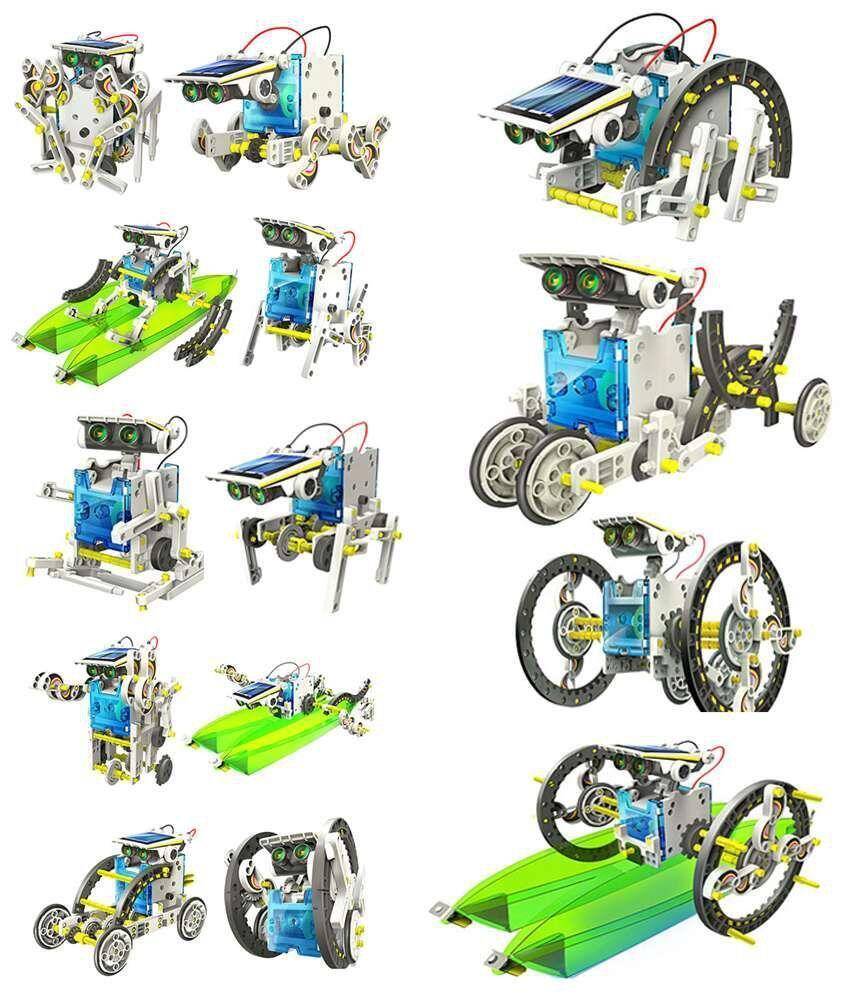 Günəş Enerjili Solar Robot Hazırlama Dəsti İxtiraçı Təcrübə Dəsti 13 in 1 - 1