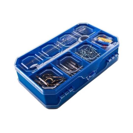 İki Tərəfli 10 Bölməli Organizer Təchizat Qutusu ASR-5020 - 3