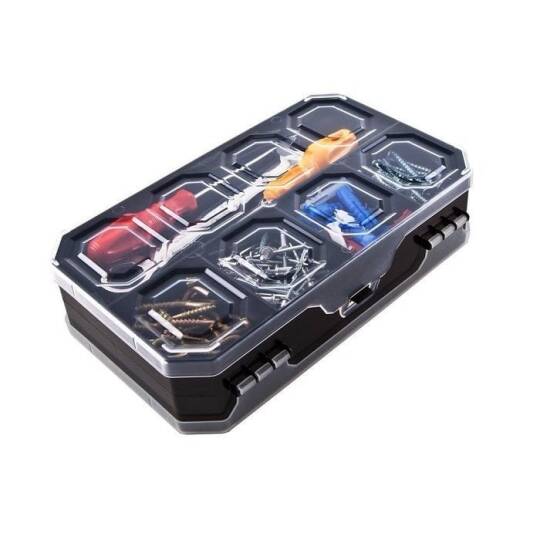 İki Tərəfli 10 Bölməli Organizer Təchizat Qutusu ASR-5020 - 4