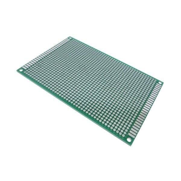 İki Üzlü Deşikli Plata - Pertinax 12x18sm - 1