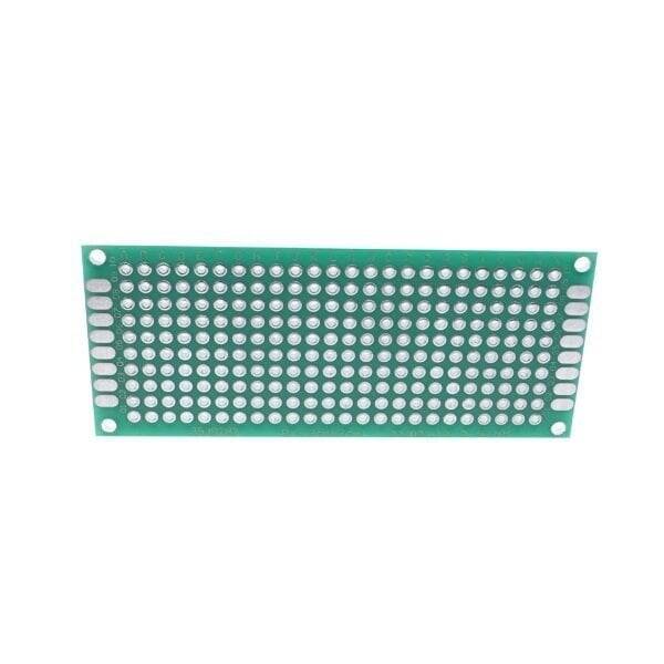 İki Üzlü Deşikli Plata - Pertinax 3x7sm - 2