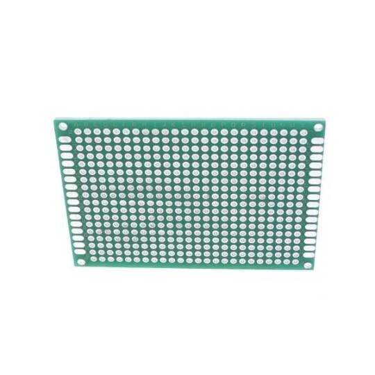 İki Üzlü Deşikli Plata - Pertinax 5x7sm
