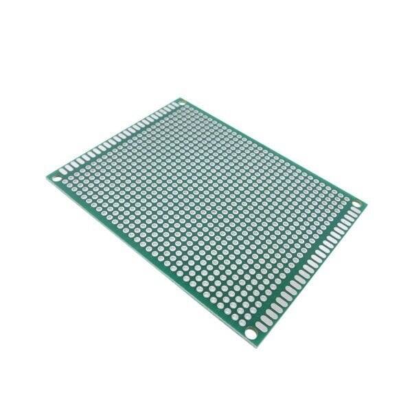 İki Üzlü Deşikli Plata - Pertinax 7x9sm - 1