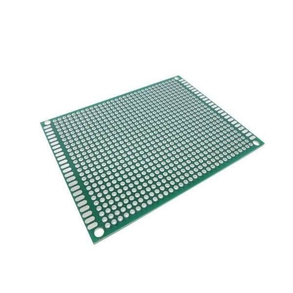 İki Üzlü Deşikli Plata - Pertinax 7x9sm - 4