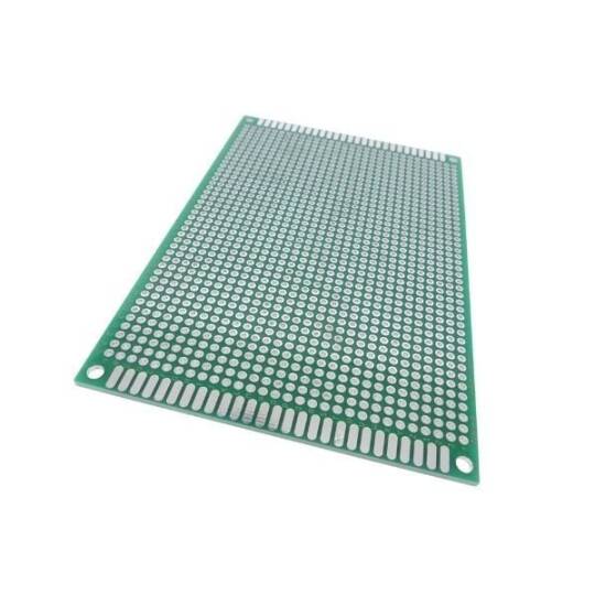 İki Üzlü Deşikli Plata - Pertinax 8x12sm - 4