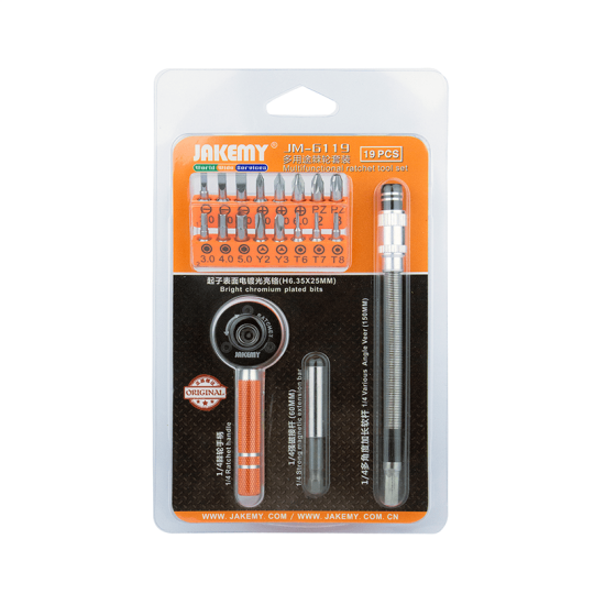 Jakemy Ratchet Sleeve Tornavida Dəsti 19 Hissə JM-6119 - 1