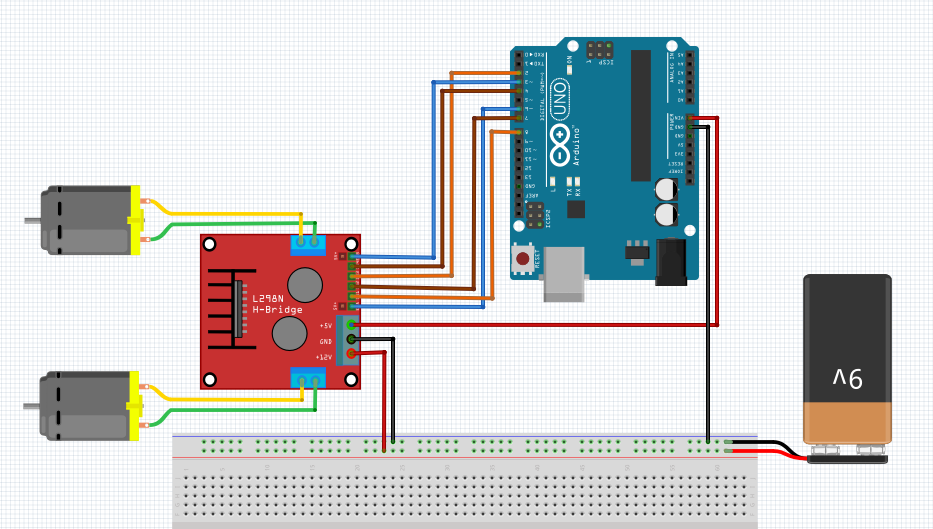 L298N Cüt Motor Sürücü Kartı - 4