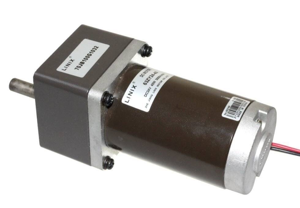 Linix 24V 100 RPM 70mm Torklu DC Motor - 2