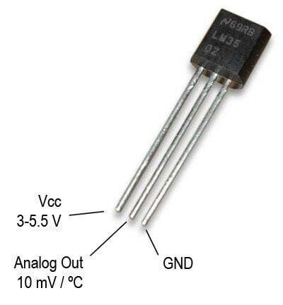 LM35 Həssas Temperatur Sensoru - 3