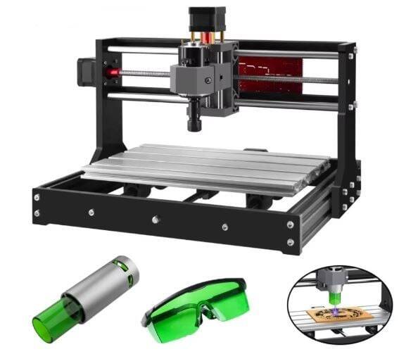 Masaüstü CNC Cihazı 15000mW Lazerli CNC3018 Pro - 1