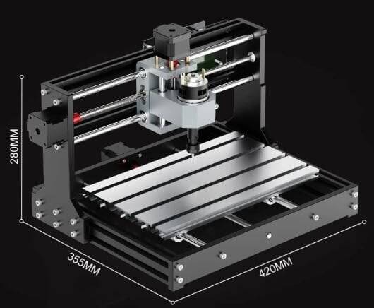 Masaüstü CNC Cihazı 15000mW Lazerli CNC3018 Pro - 3