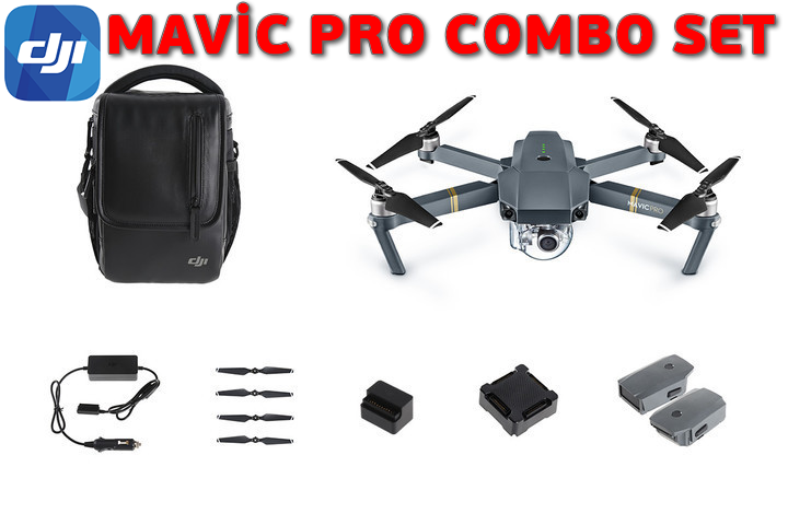 Mavic Pro 4K Dron Combo Dəst - 1