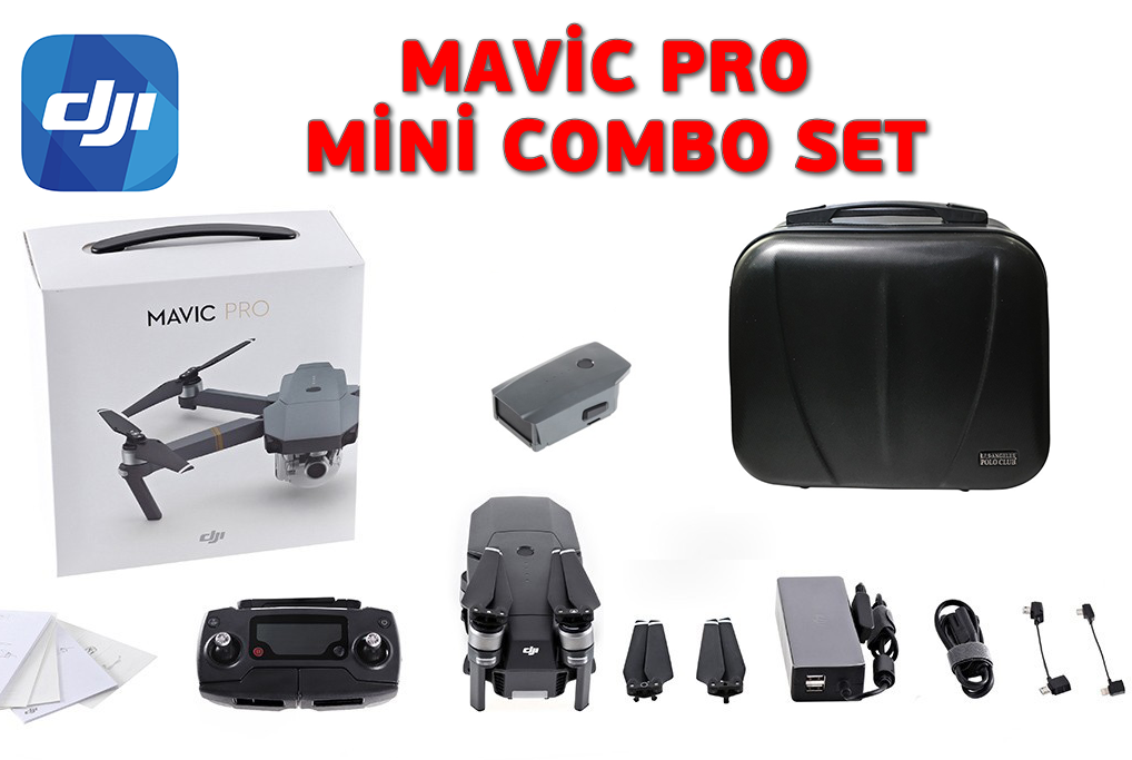 Mavic Pro 4K Dron Mini Combo Dəst - 1