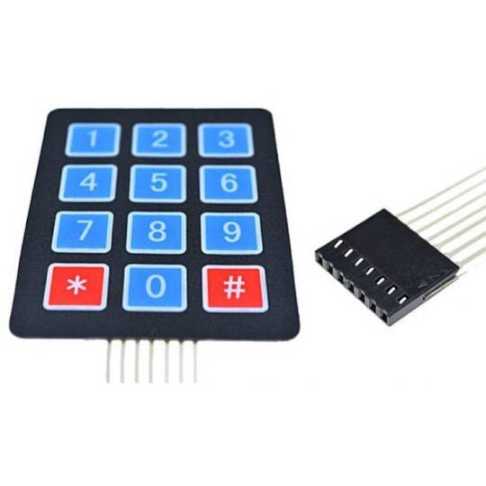 Membran Klaviatura 4x3 Keypad - 3