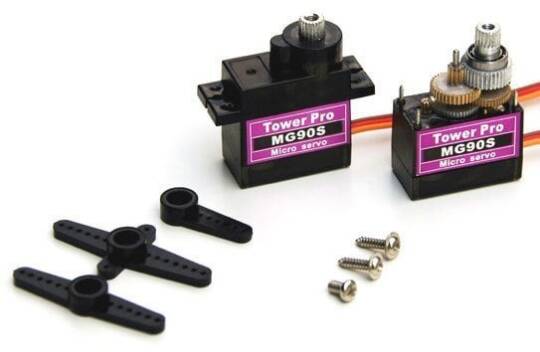 MG90 Servo Motor Metal Dişli - 180 Dərəcə - 3