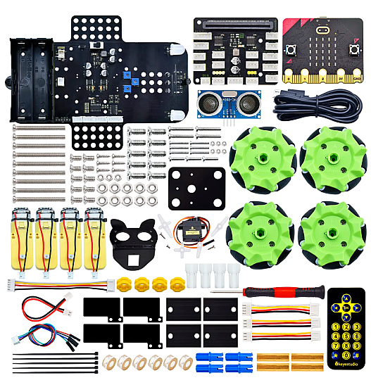 Micro:Bit 4WD Robot Dəsti V2.0 - 2