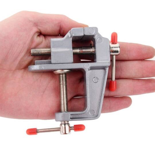 Mini Elektronikçi Qısqac - Masa Qısqacı (Mengene) - 3