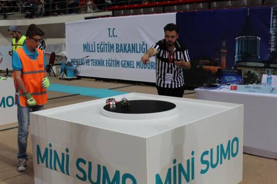 Mini Sumo Robot Pisti - Robot Dohyosu - 3