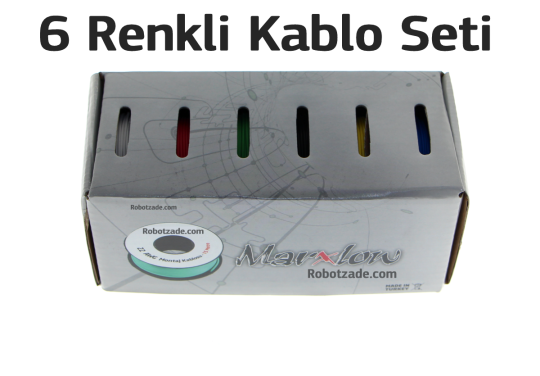 Montaj Kabeli Paketi - 22AWG 6x15m Çox Damarlı - 3