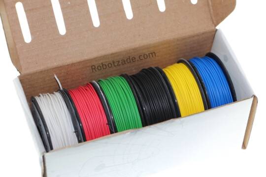 Montaj Kabeli Paketi - 22AWG 6x15m Tək Damarlı - 2