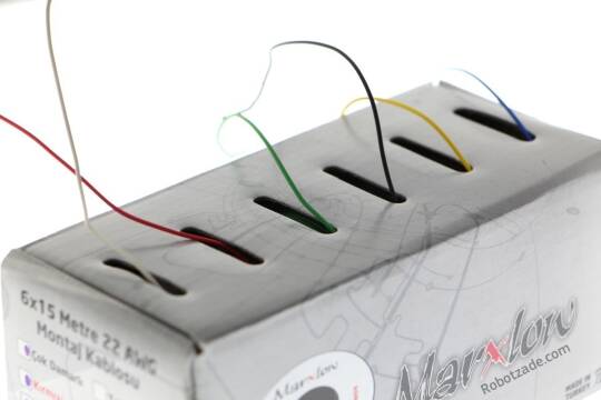 Montaj Kabeli Paketi - 22AWG 6x15m Tək Damarlı - 4