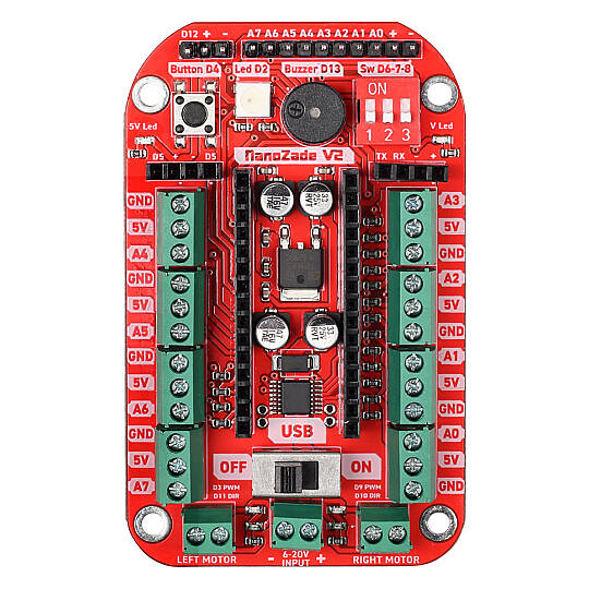 NanoZade Arduino Robot Kartı