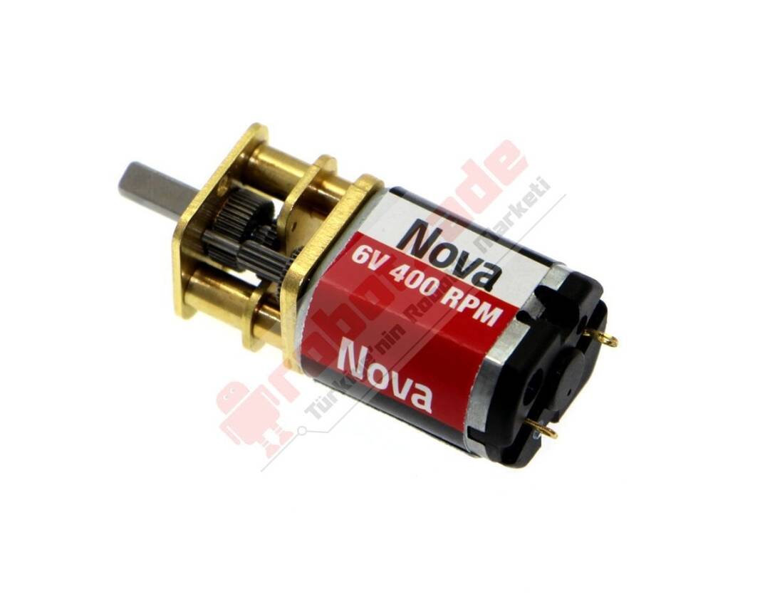 Nova 6V 400 RPM DC Motor - Mini Sumo Robot Motoru - 4