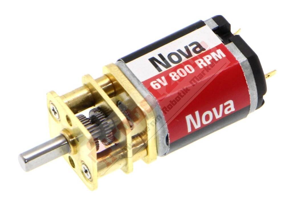 Nova 6V 800 RPM DC Motor - Mini Sumo Robot Motoru - 1