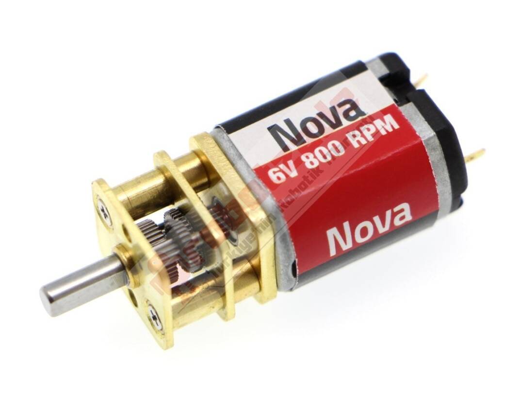 Nova 6V 800 RPM DC Motor - Mini Sumo Robot Motoru - 3