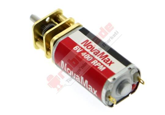 NovaMax 400 RPM DC Motor - Mini Sumo Robot Motoru - 2