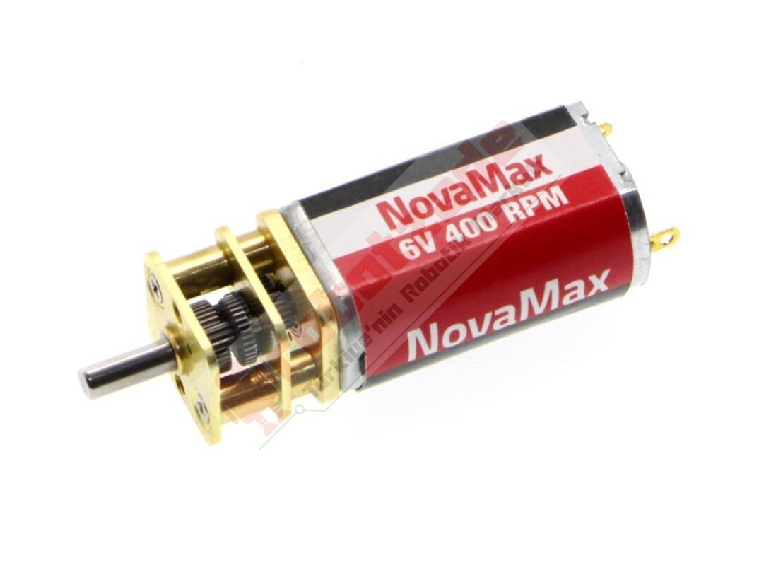 NovaMax 400 RPM DC Motor - Mini Sumo Robot Motoru - 3