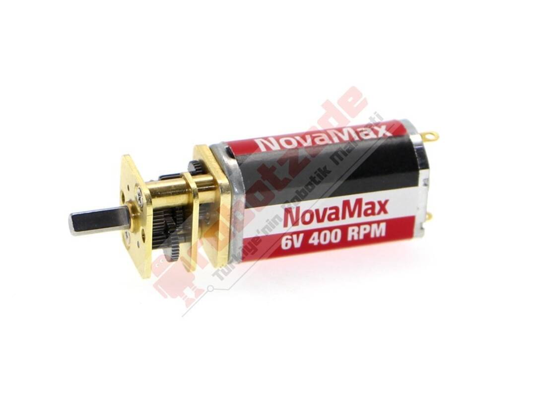 NovaMax 400 RPM DC Motor - Mini Sumo Robot Motoru - 4