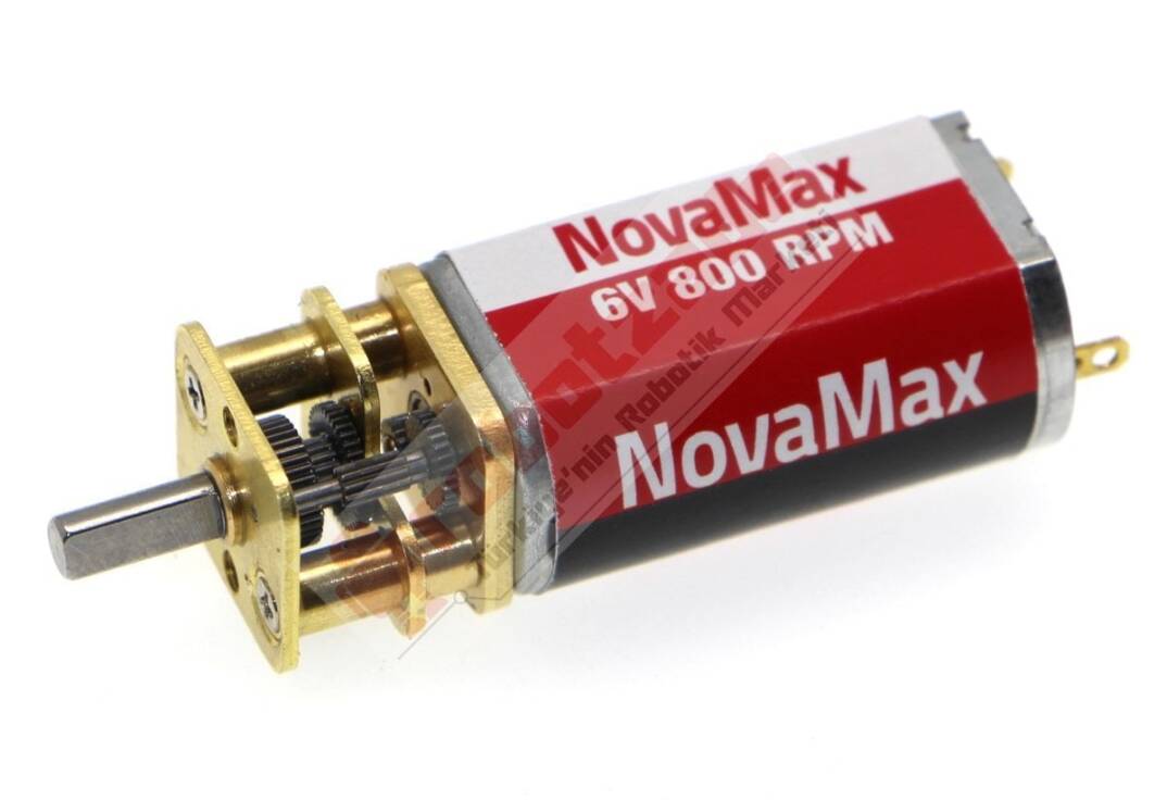 NovaMax 800 RPM DC Motor - Mini Sumo Robot Motoru - 1