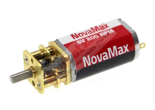 NovaMax 800 RPM DC Motor - Mini Sumo Robot Motoru - 2
