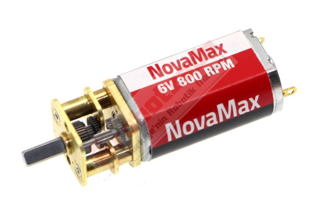 NovaMax 800 RPM DC Motor - Mini Sumo Robot Motoru - 3