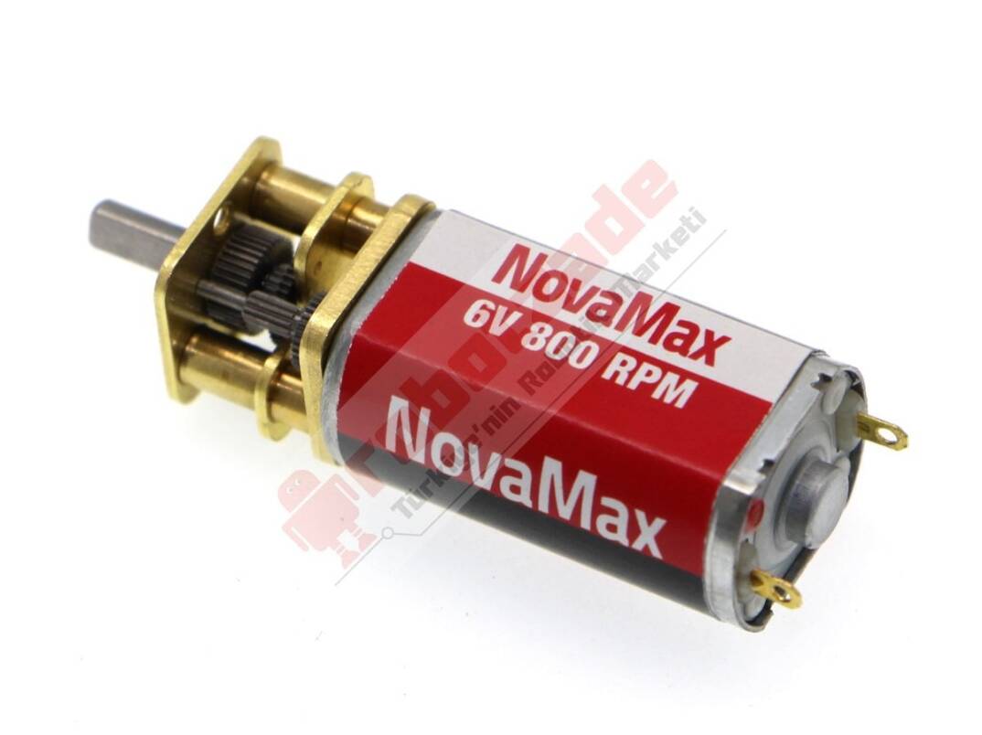 NovaMax 800 RPM DC Motor - Mini Sumo Robot Motoru - 4