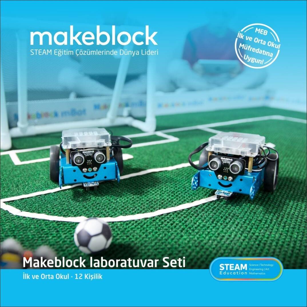 Orta Məktəb mBot Robotik Laboratoriya Dəsti 12+1 Nəfərlik Maker Laboratoriya - 2