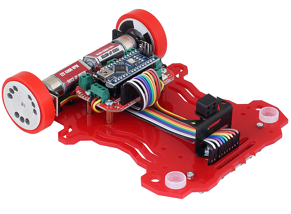 Panter Sürətli Xətt İzləyən Robot Dəsti Enkoderli - 1