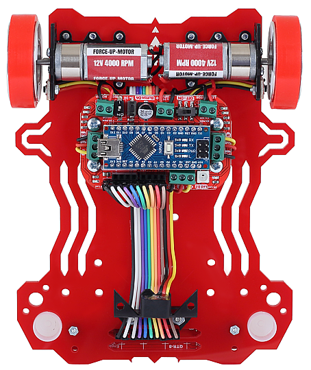 Panter Sürətli Xətt İzləyən Robot Dəsti Enkoderli - 4