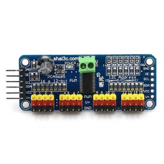 PCA9685 16 Kanal PWM Servo Motor Sürücü Kartı - 2