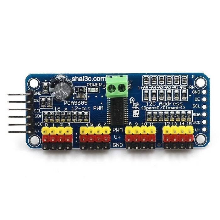 PCA9685 16 Kanal PWM Servo Motor Sürücü Kartı - 2