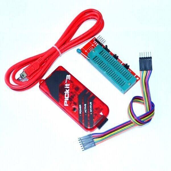 PicKit3 Pic Programlaşdırma Kartı + Zif Adapter - 1