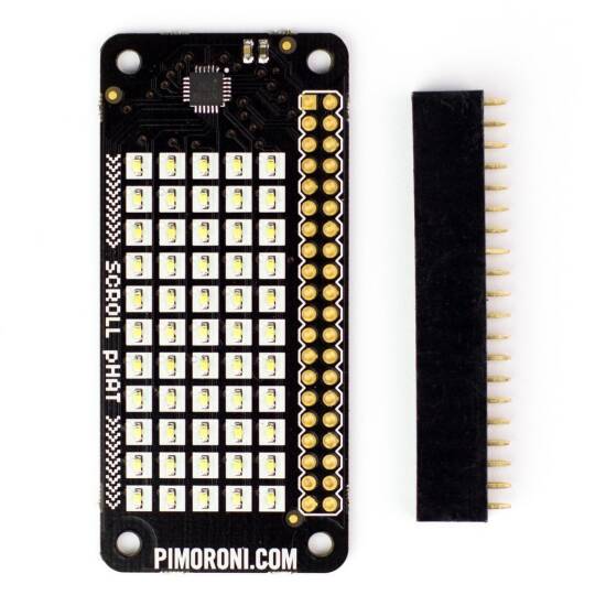 Pimoroni Raspberry Zero 11x5 LED Matris Shield - 3