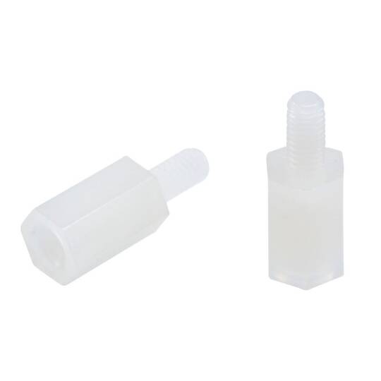 Plastik Standoff Spacer M3x6mm Dişi-Erkək - 1 Ədəd