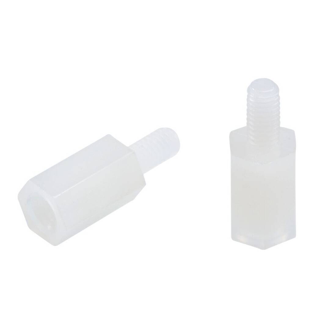 Plastik Standoff Spacer M3x6mm Dişi-Erkək - 1 Ədəd - 1