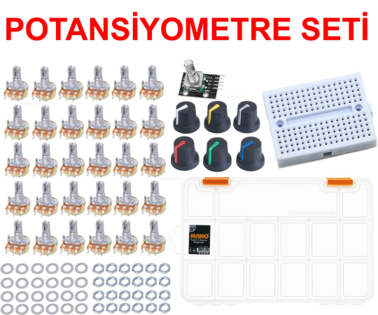 Potensiometr Dəsti 12 Növ - 31 Ədəd