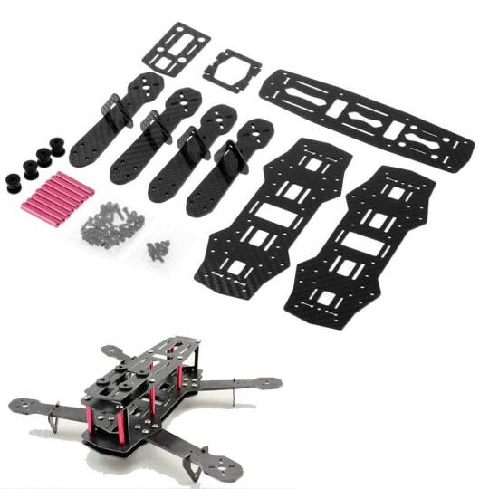 QAV250 Karbon Fiber Dron Gövdəsi ZMR250 - 4