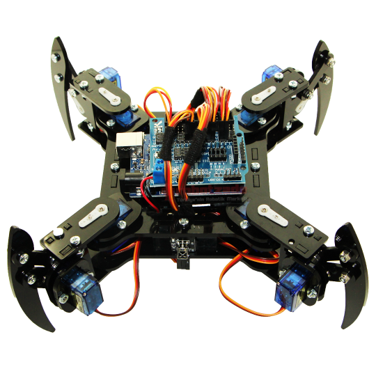 Quadruped (4 Ayaqlı) Hörümcək Robot - Elektronikalı - 2