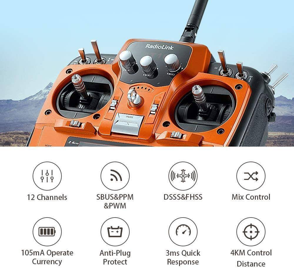 Radiolink AT10 II Pult 2.4GHz Alıcı - Verici Set - 4